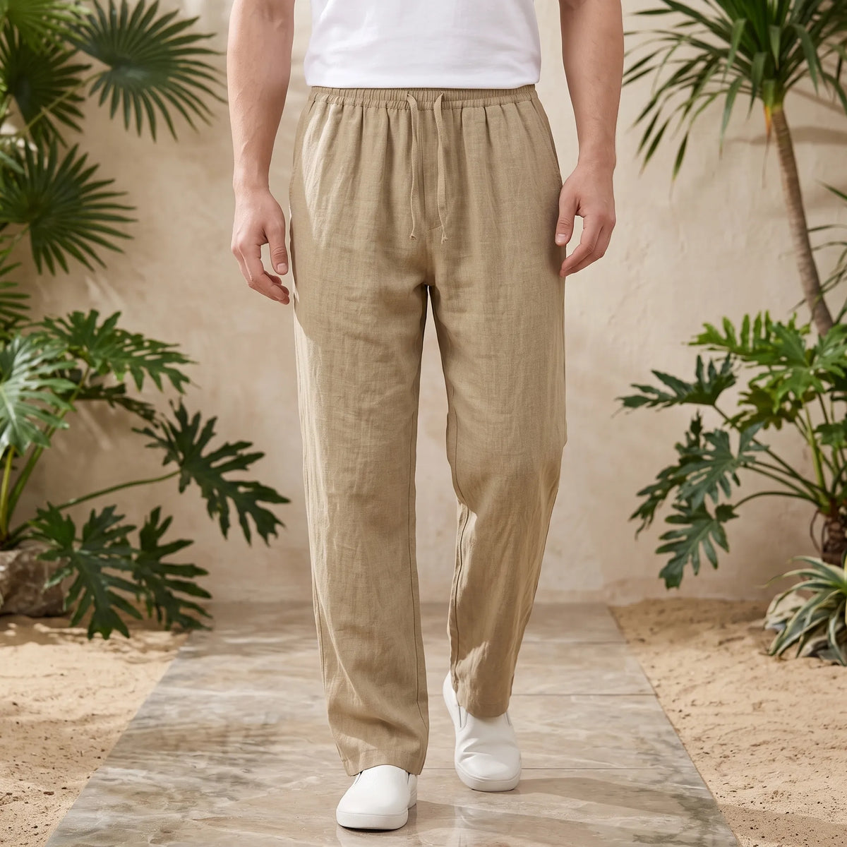 Lange broek heren met losse pasvorm