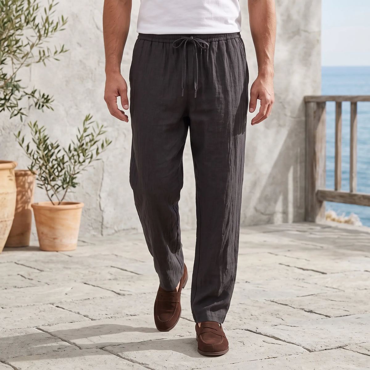 Lange casual zomerbroek