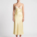 Lange slipdress