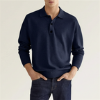 Langarm poloshirt voor heren