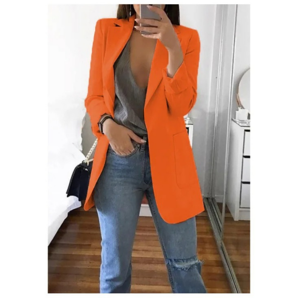 Lange damesblazer