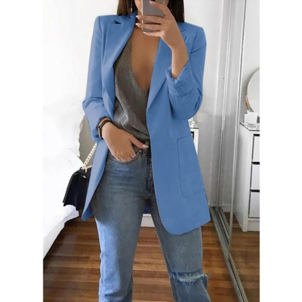Lange damesblazer