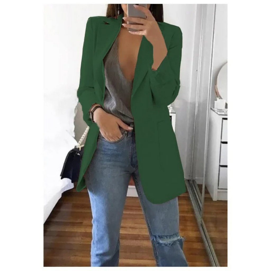 Lange damesblazer