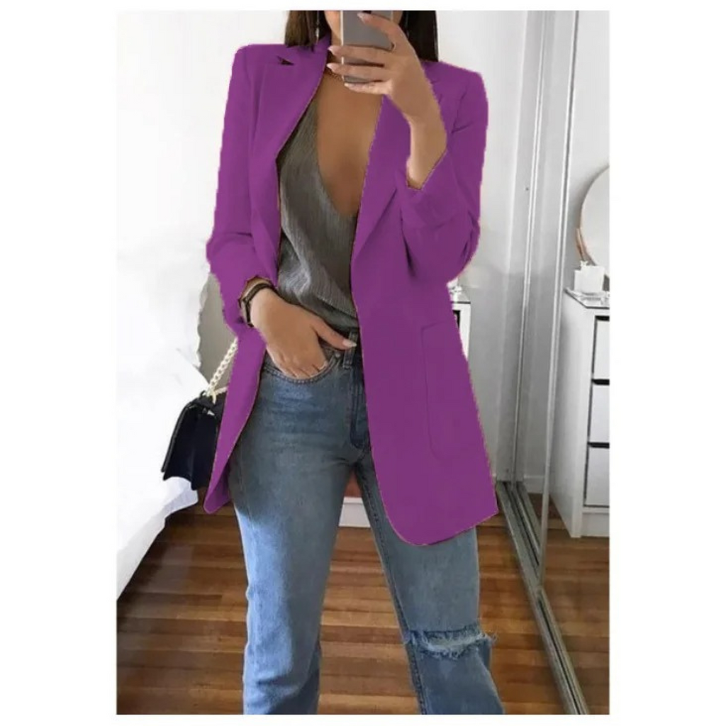 Lange damesblazer