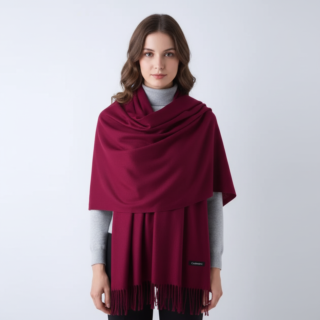 Lange dames cashmere sjaal