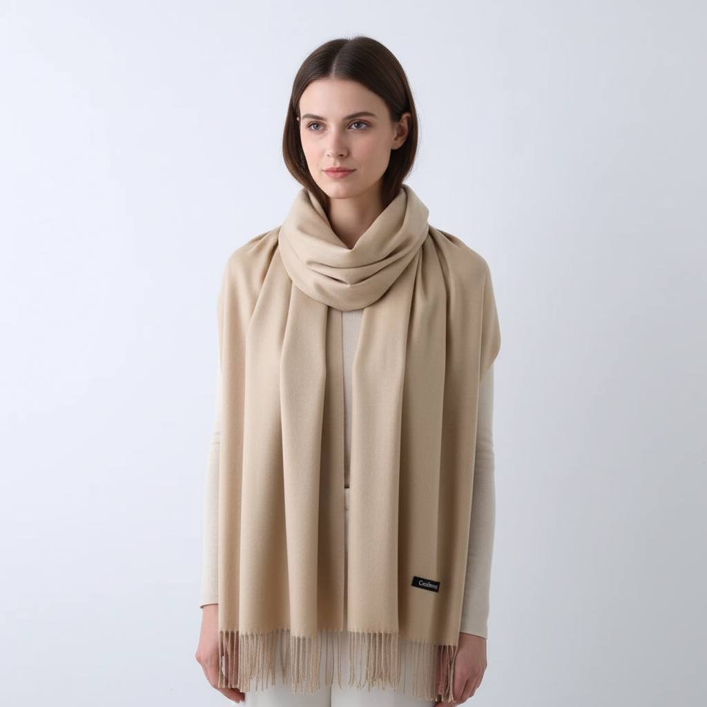 Lange dames cashmere sjaal