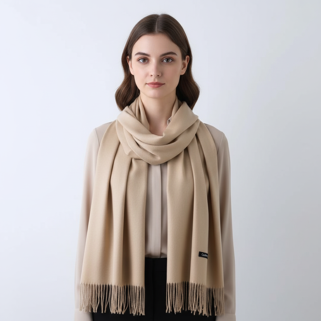 Lange dames cashmere sjaal