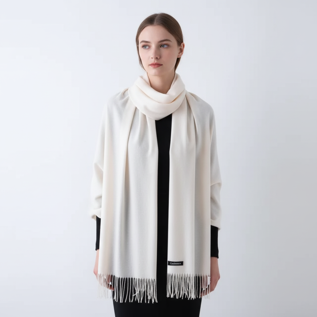 Lange dames cashmere sjaal