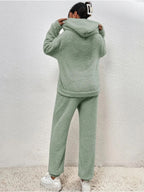 Lange hoodie met zak