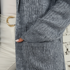 Lange gebreide cardigan – Noor