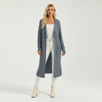 Lange gebreide cardigan – Noor