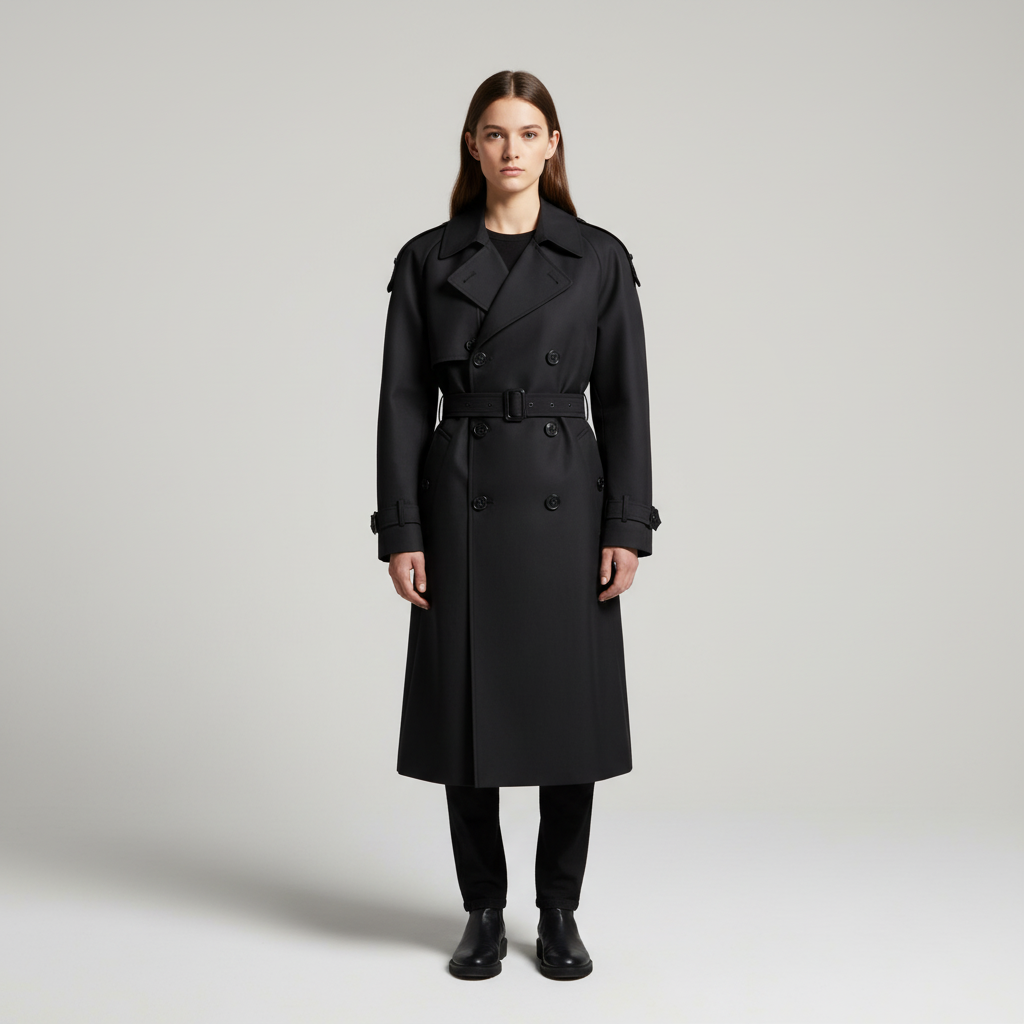 Lange trenchcoat