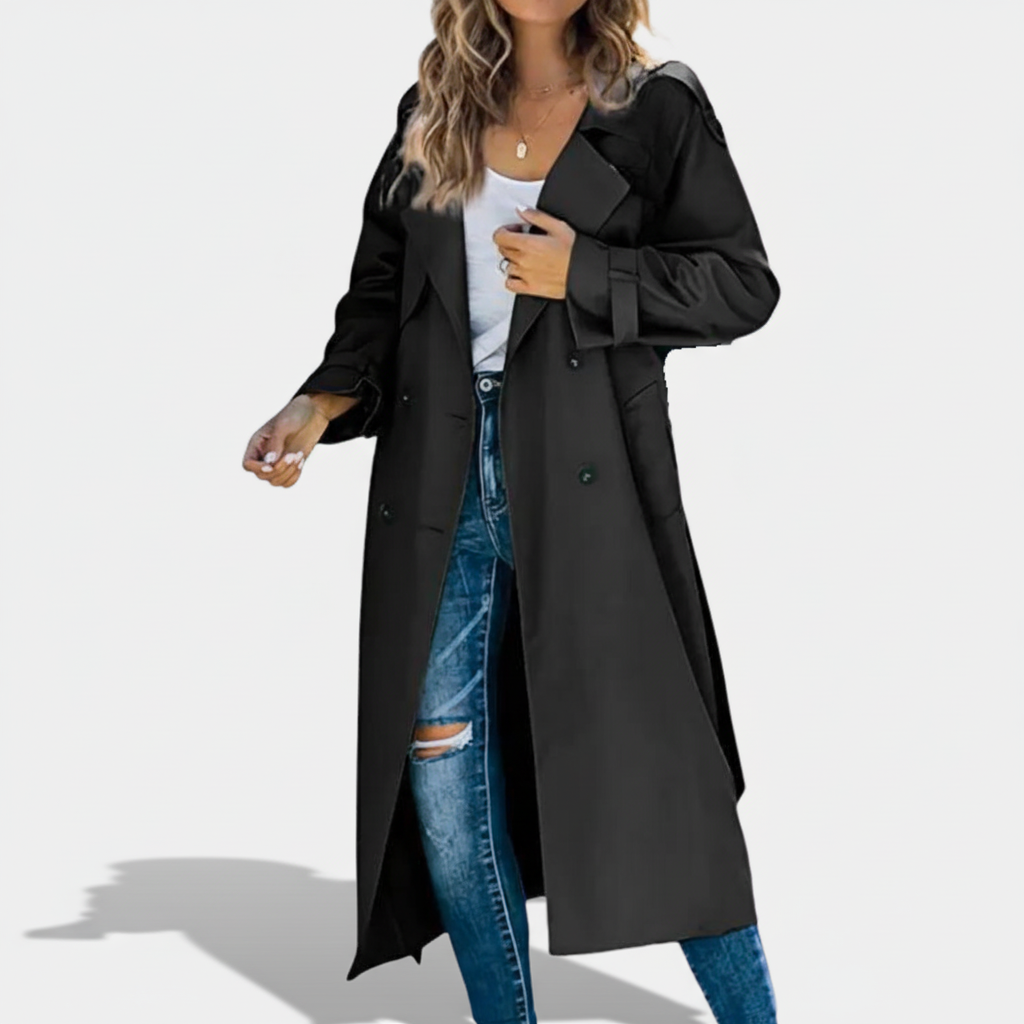 Lange trenchcoat