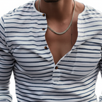 Lange henley-shirt
