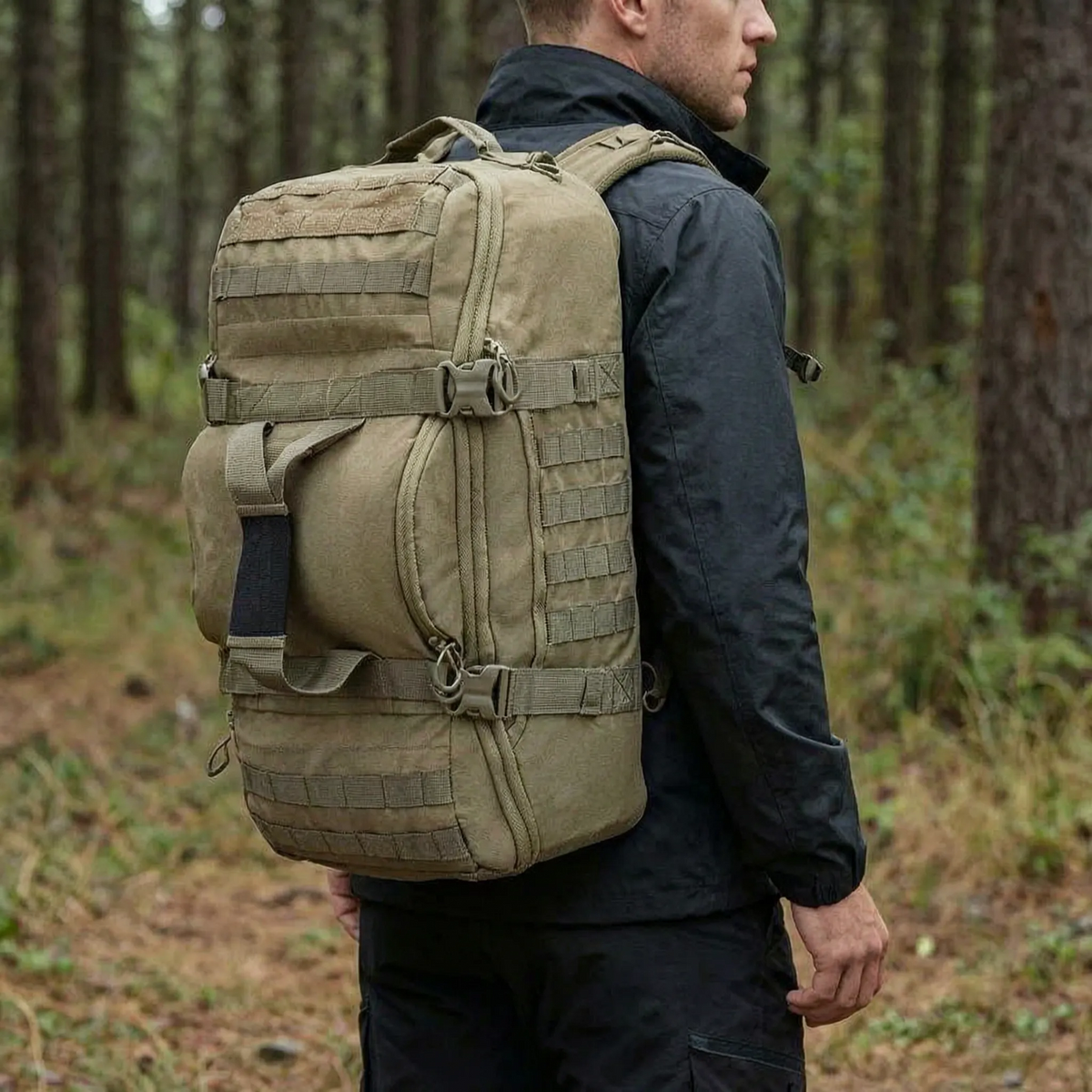 Grote tactische molle-wandelrugzak