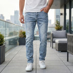Casual herenjeans in slim-fit