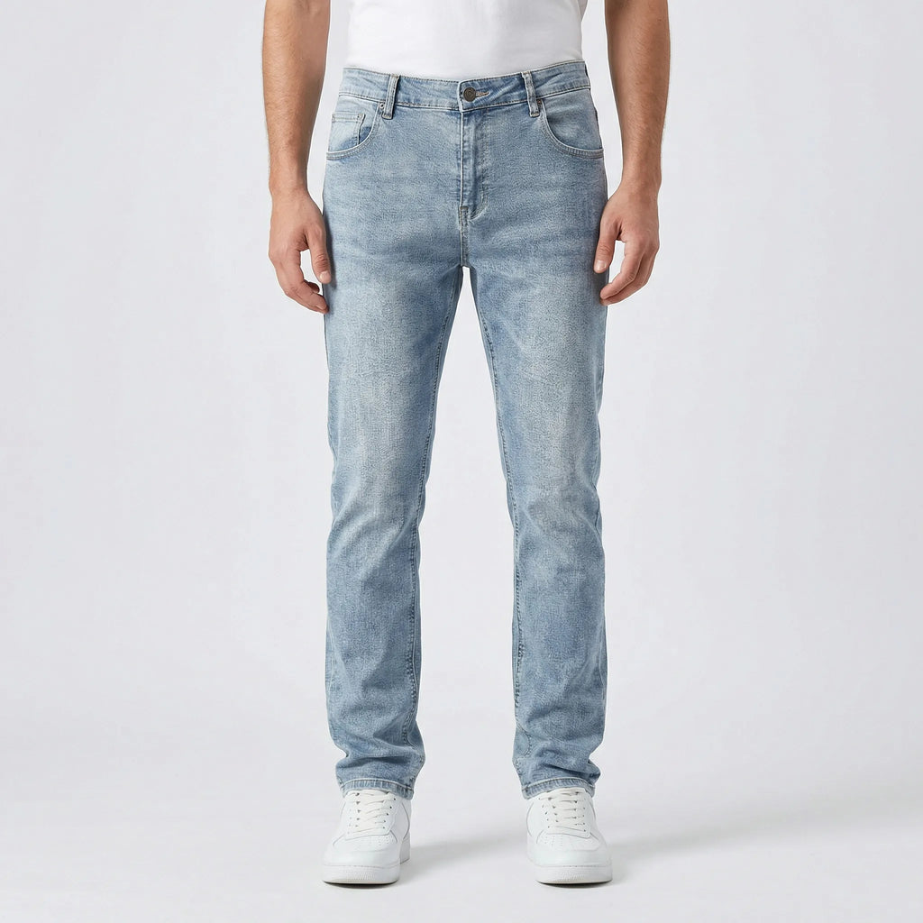 Casual herenjeans in slim-fit