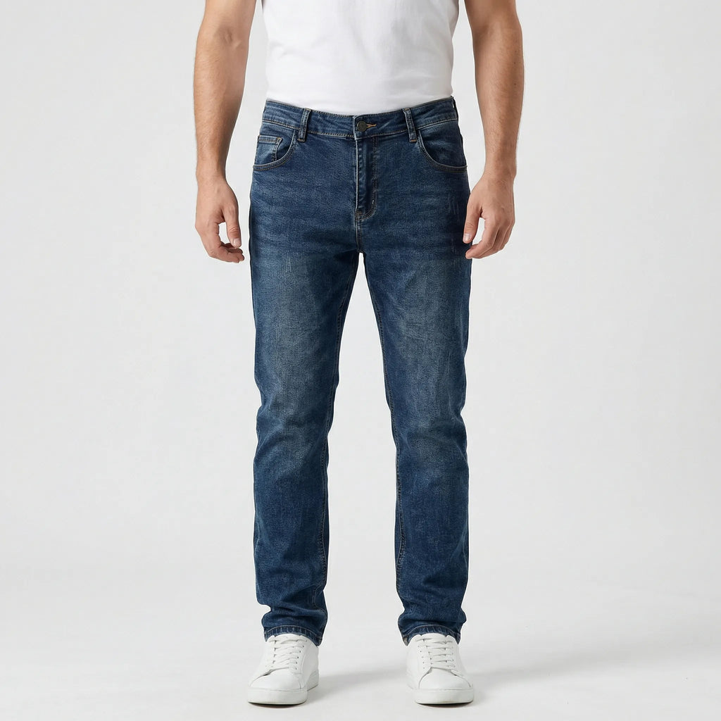 Casual herenjeans in slim-fit