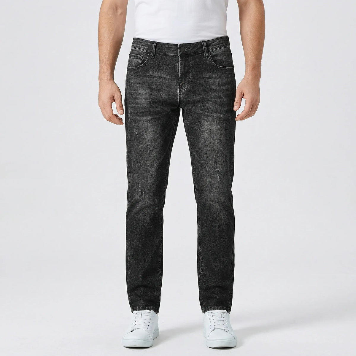 Casual herenjeans in slim-fit