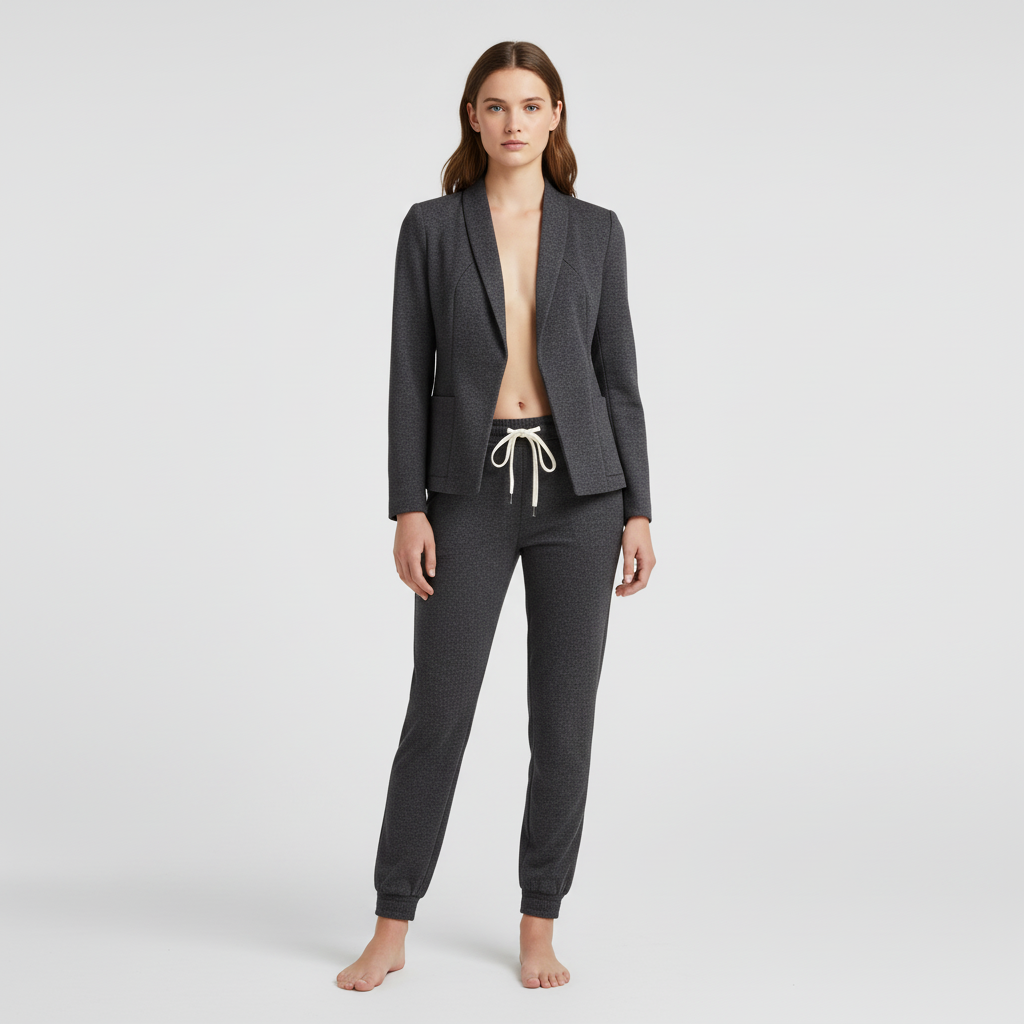 Luchtige blazer en broek