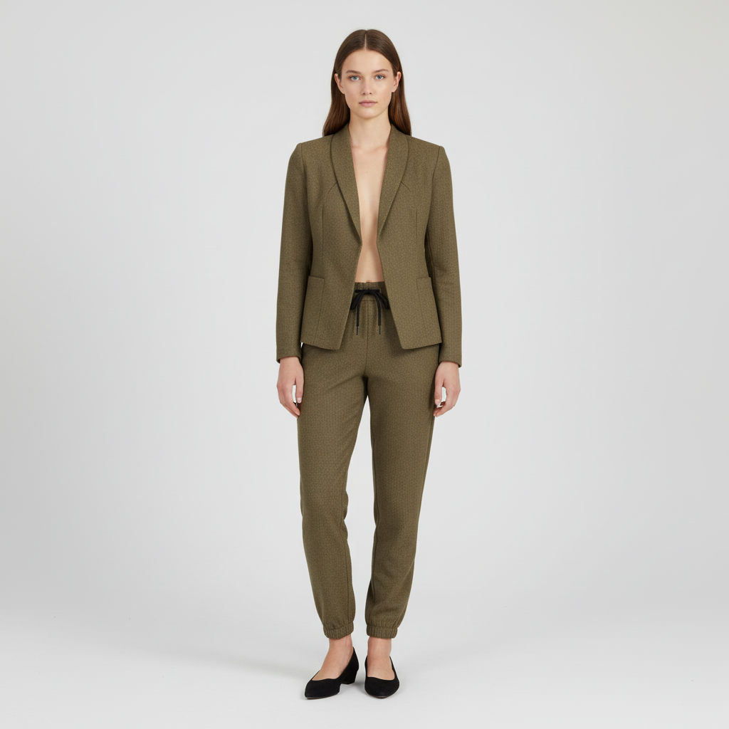 Luchtige blazer en broek