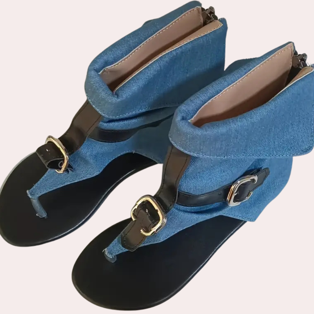 Denim sandalen voor dames