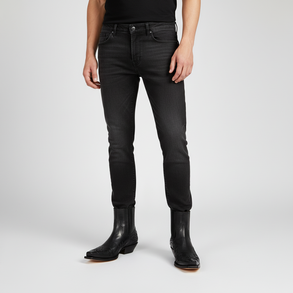 Leren cowboystiefels