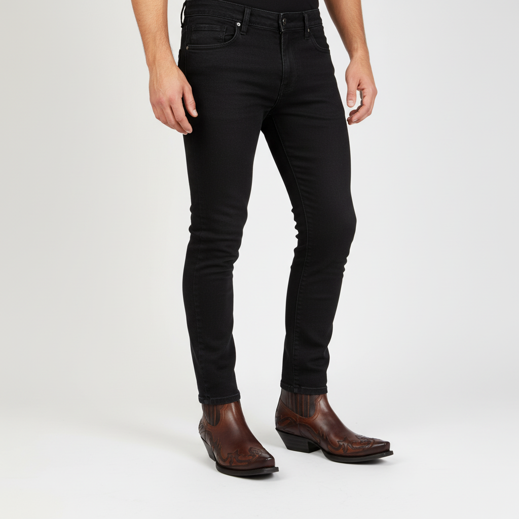 Leren cowboystiefels