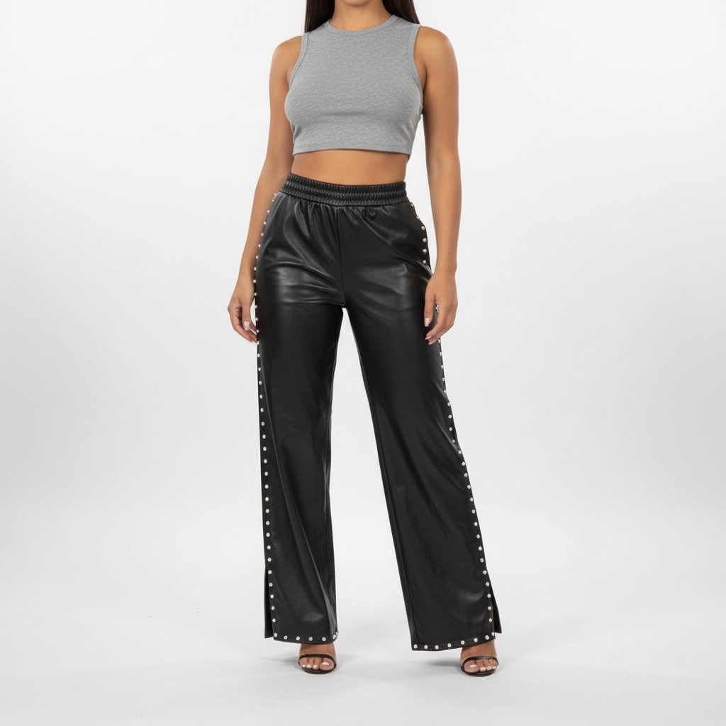 Lederhose met baggy-snit