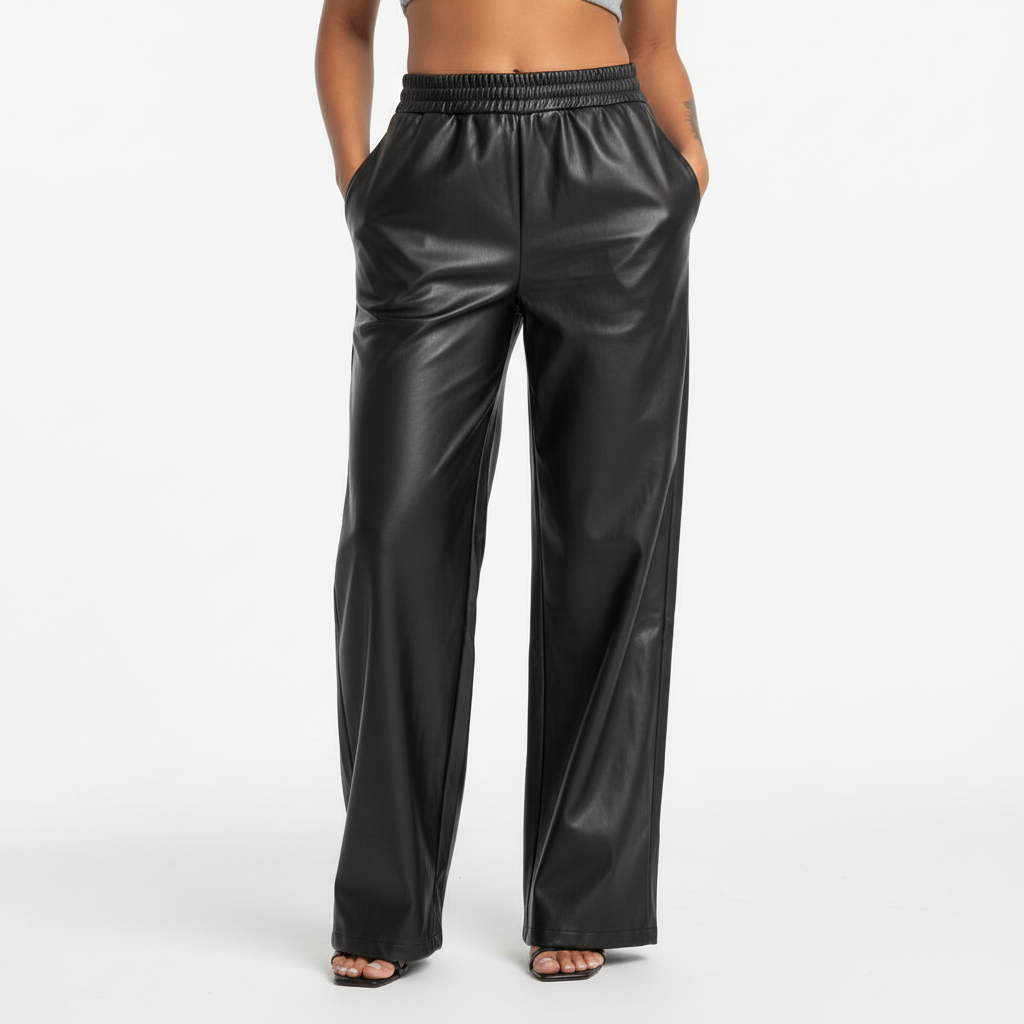 Lederhose met baggy-snit