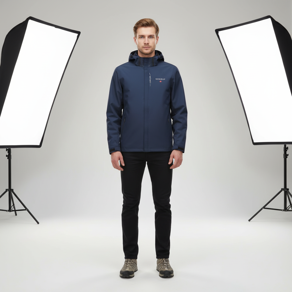 Lichte outdoorjas