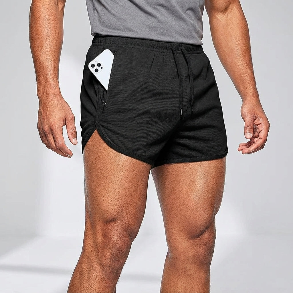 Lichte trainingsshorts van polyester
