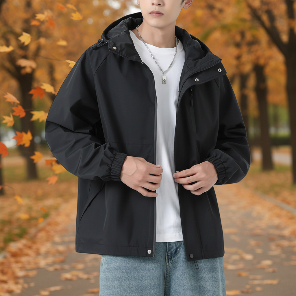Lichte windjacke