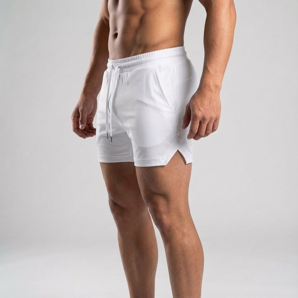 Lichte ademend trainingsshorts