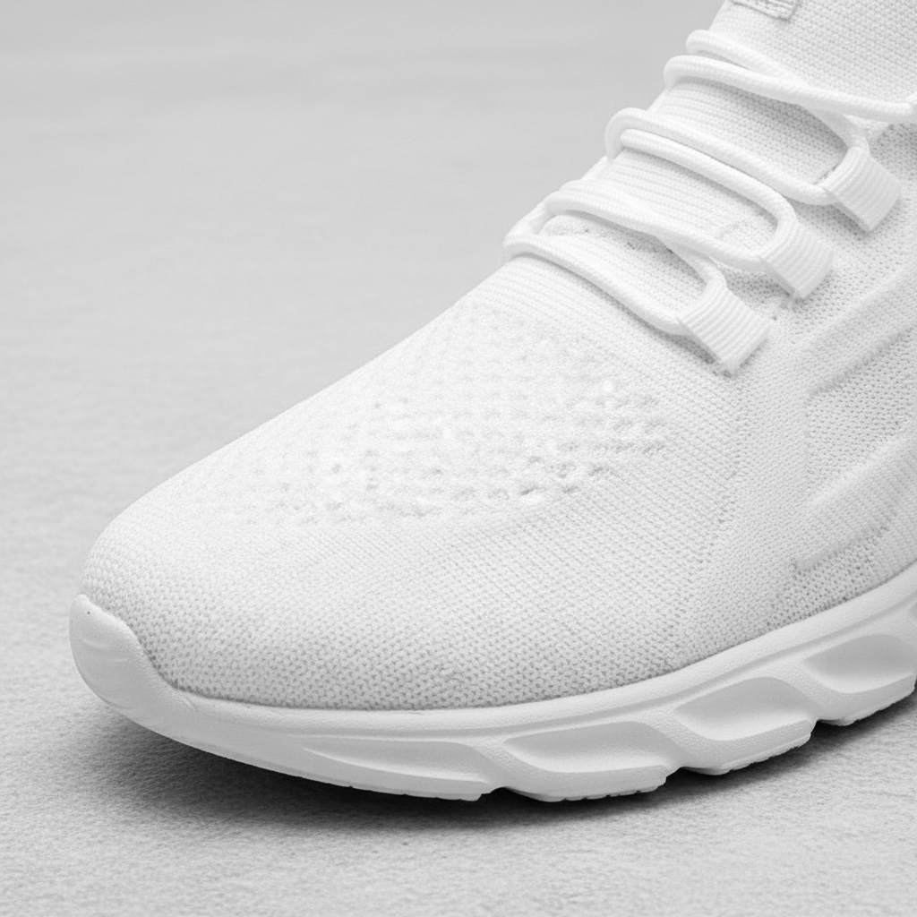 Lichte gebreide sportschoen
