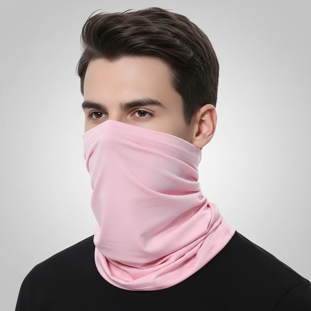 Lichte naadloze sjaal van polyester