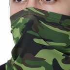 Lichte naadloze sjaal van polyester