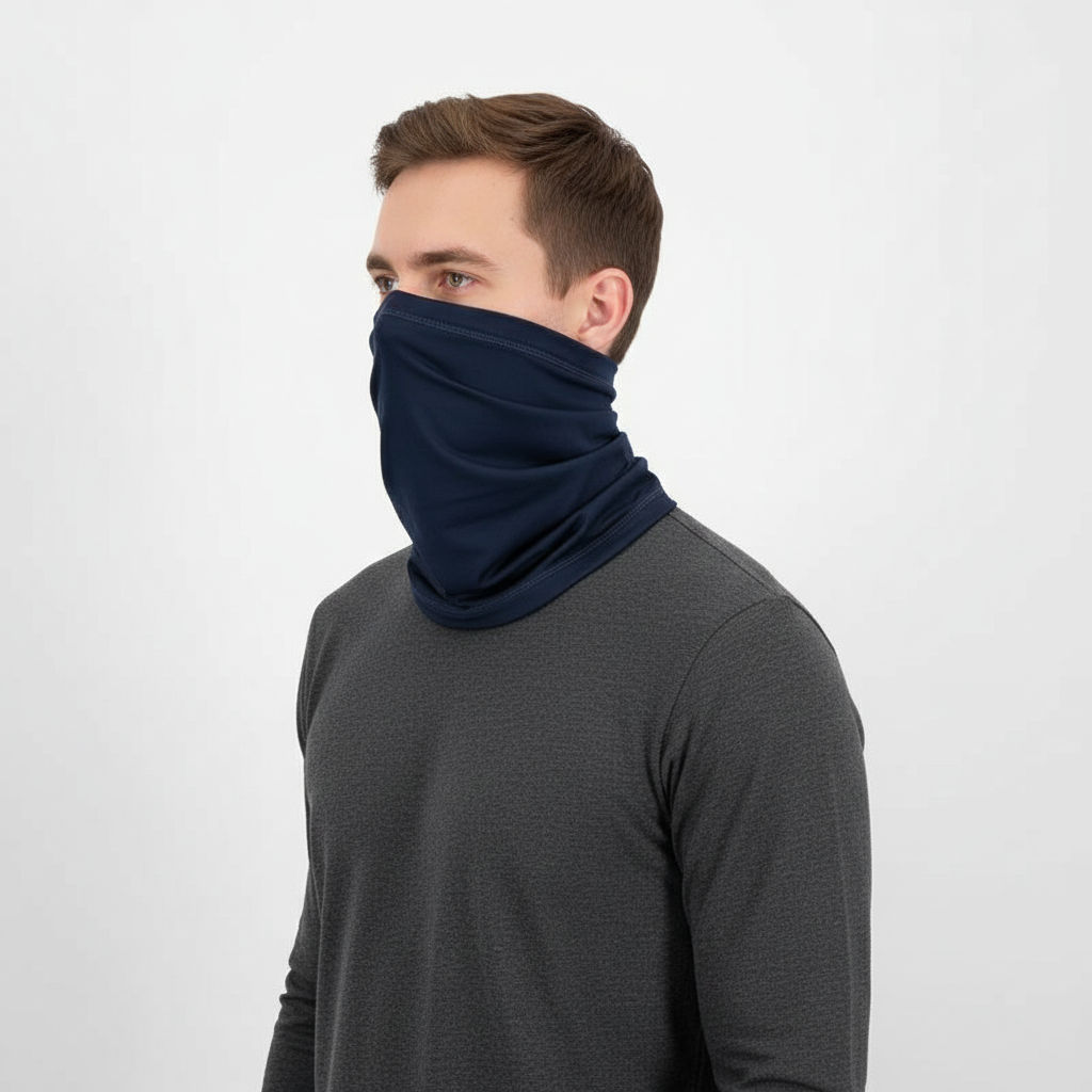 Lichte naadloze sjaal van polyester