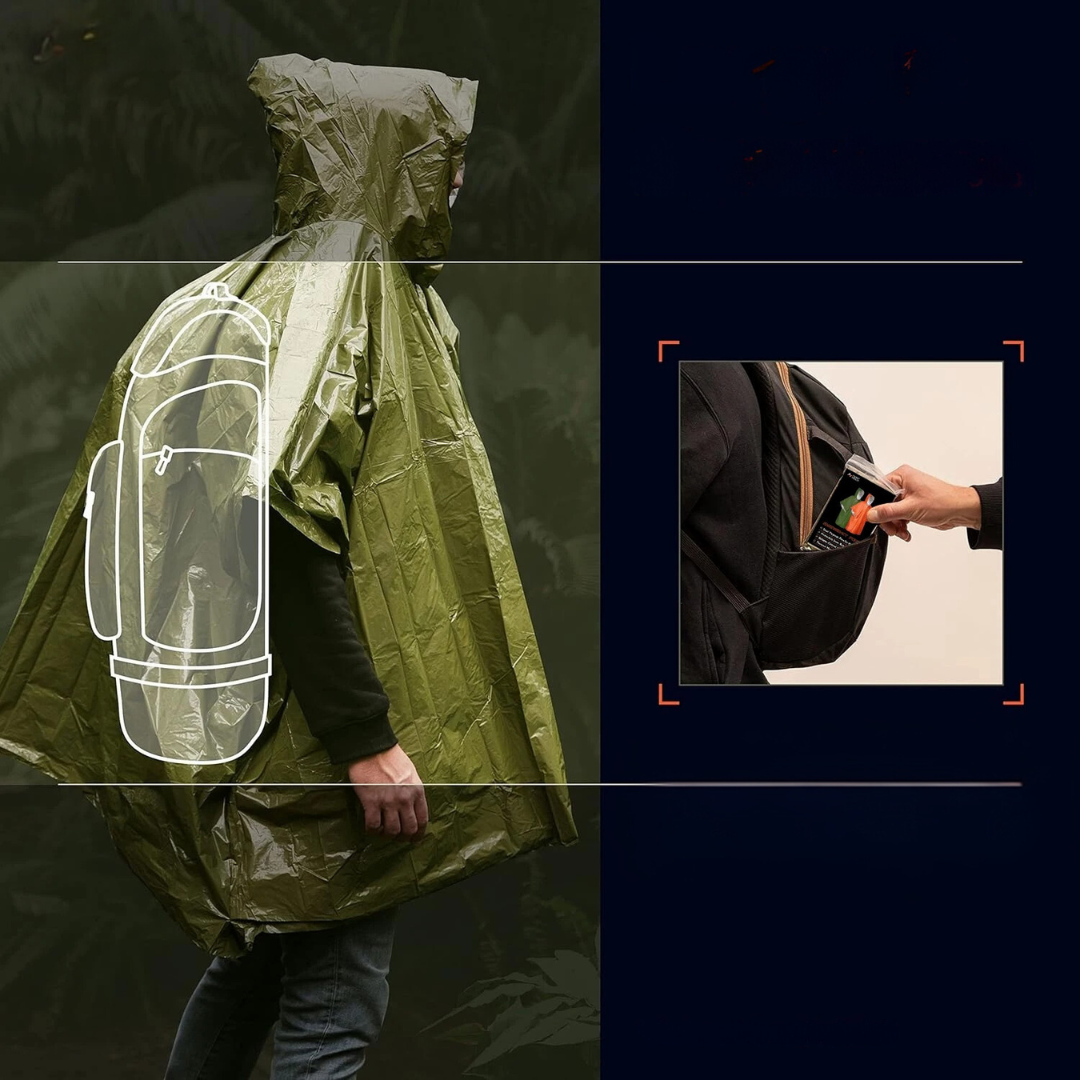 Lichte outdoor notponcho