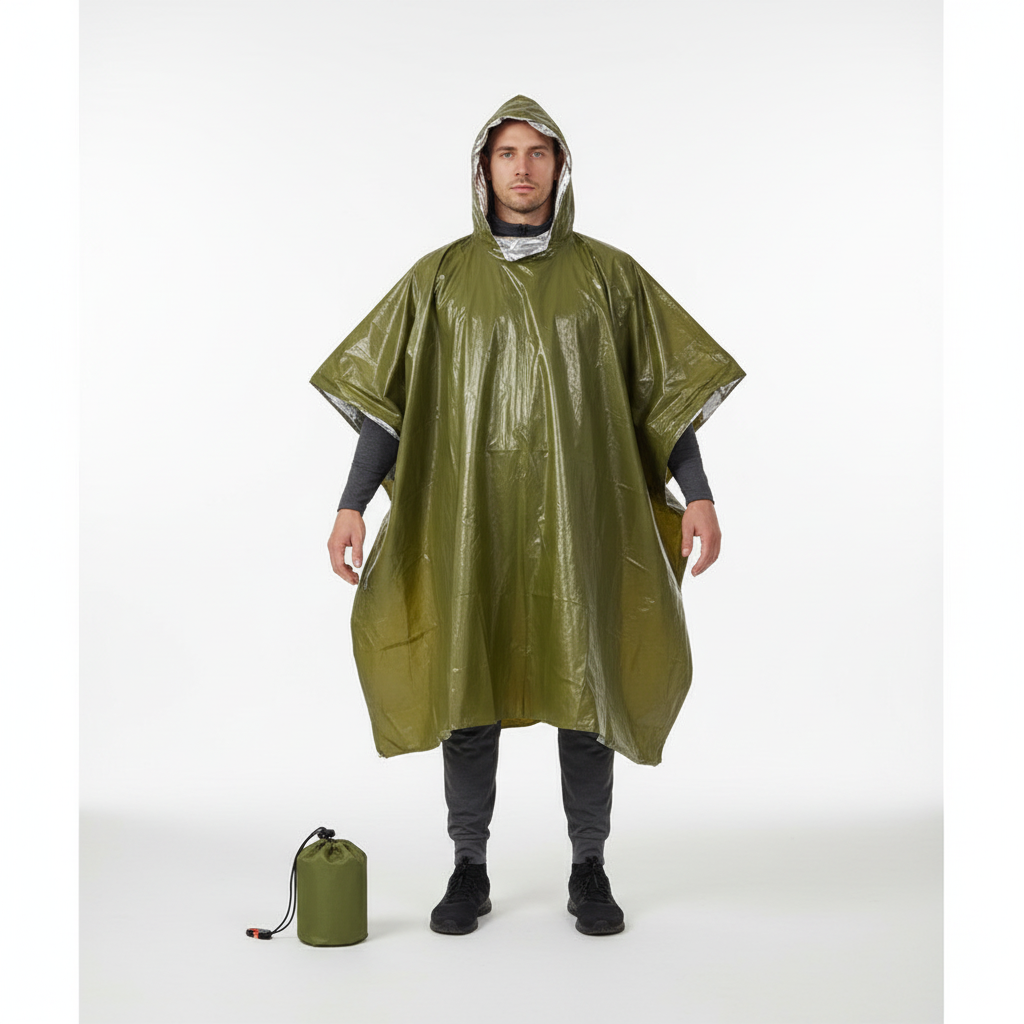 Lichte outdoor notponcho