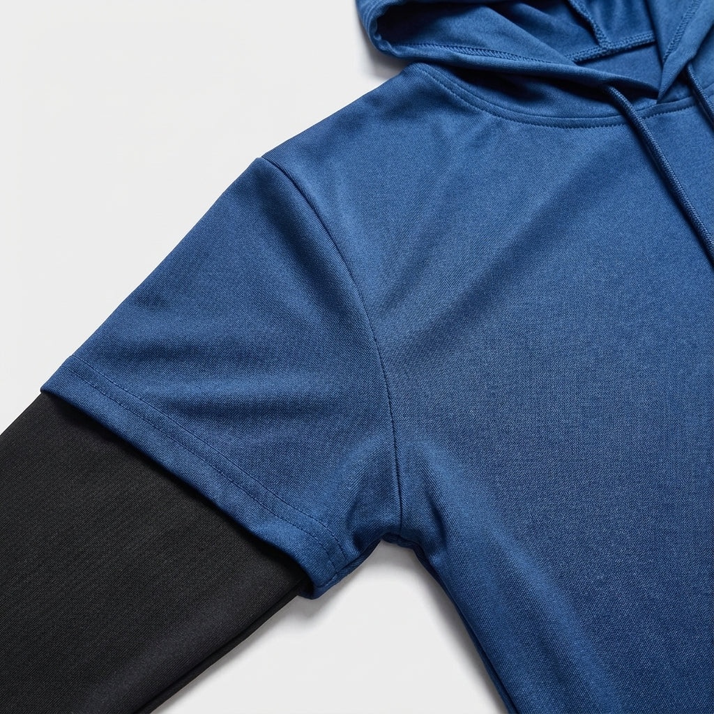 Lichtgewicht trainingsshirt met kapuze