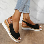 Dames sleehak sandalen