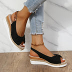 Dames sleehak sandalen