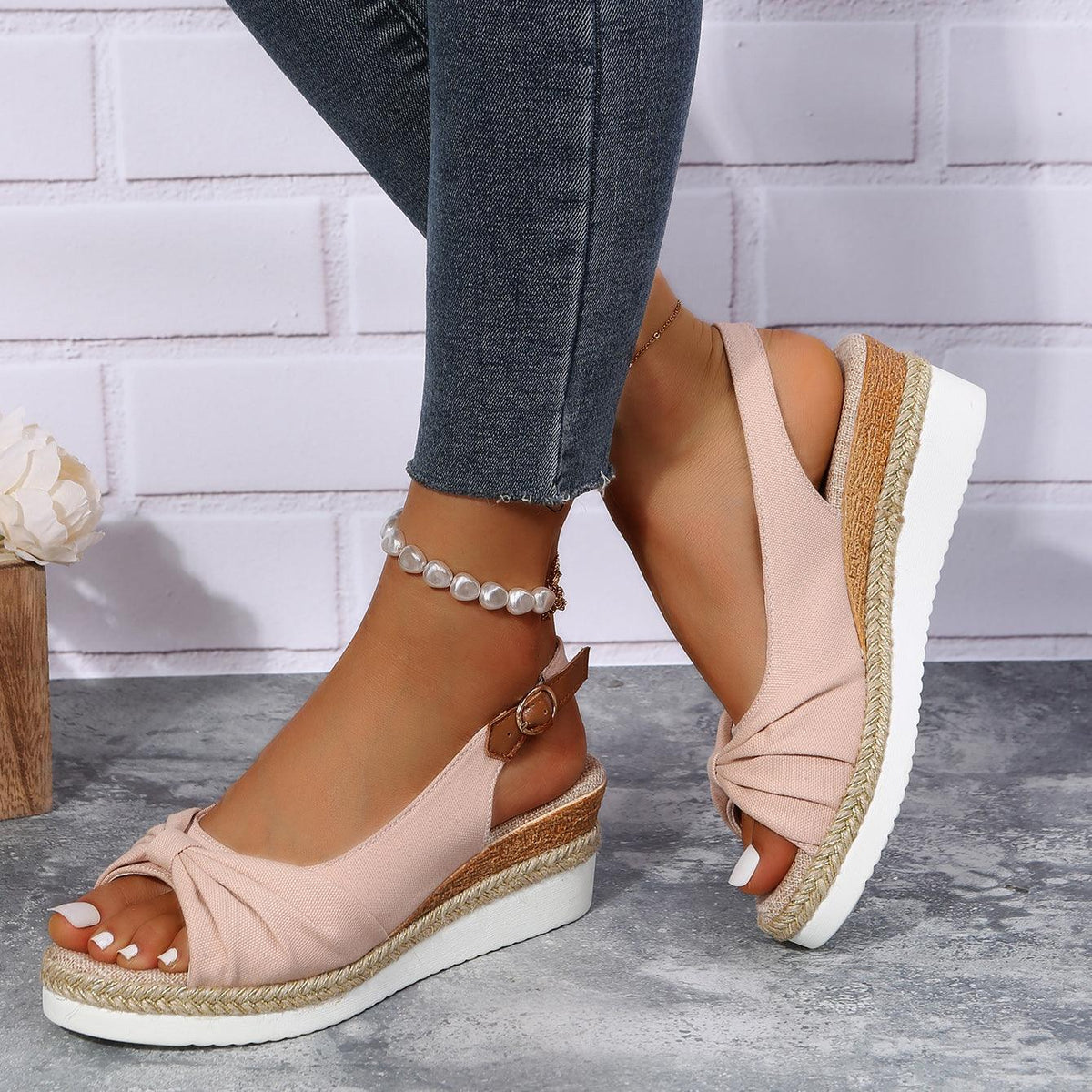 Dames sleehak sandalen