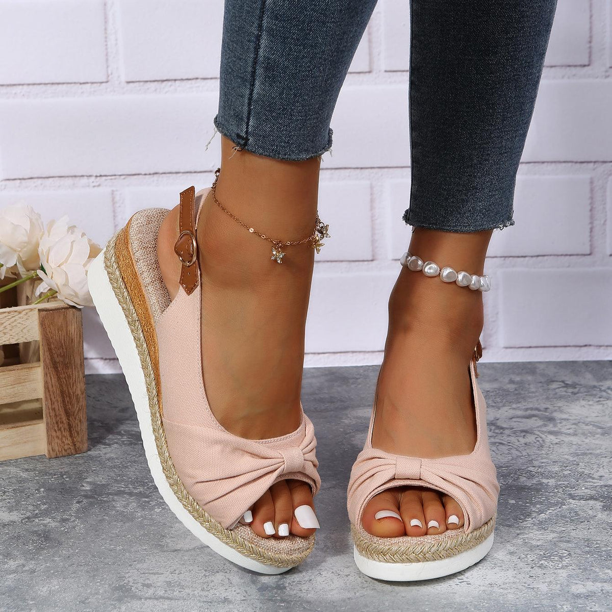 Dames sleehak sandalen — afbeelding 51