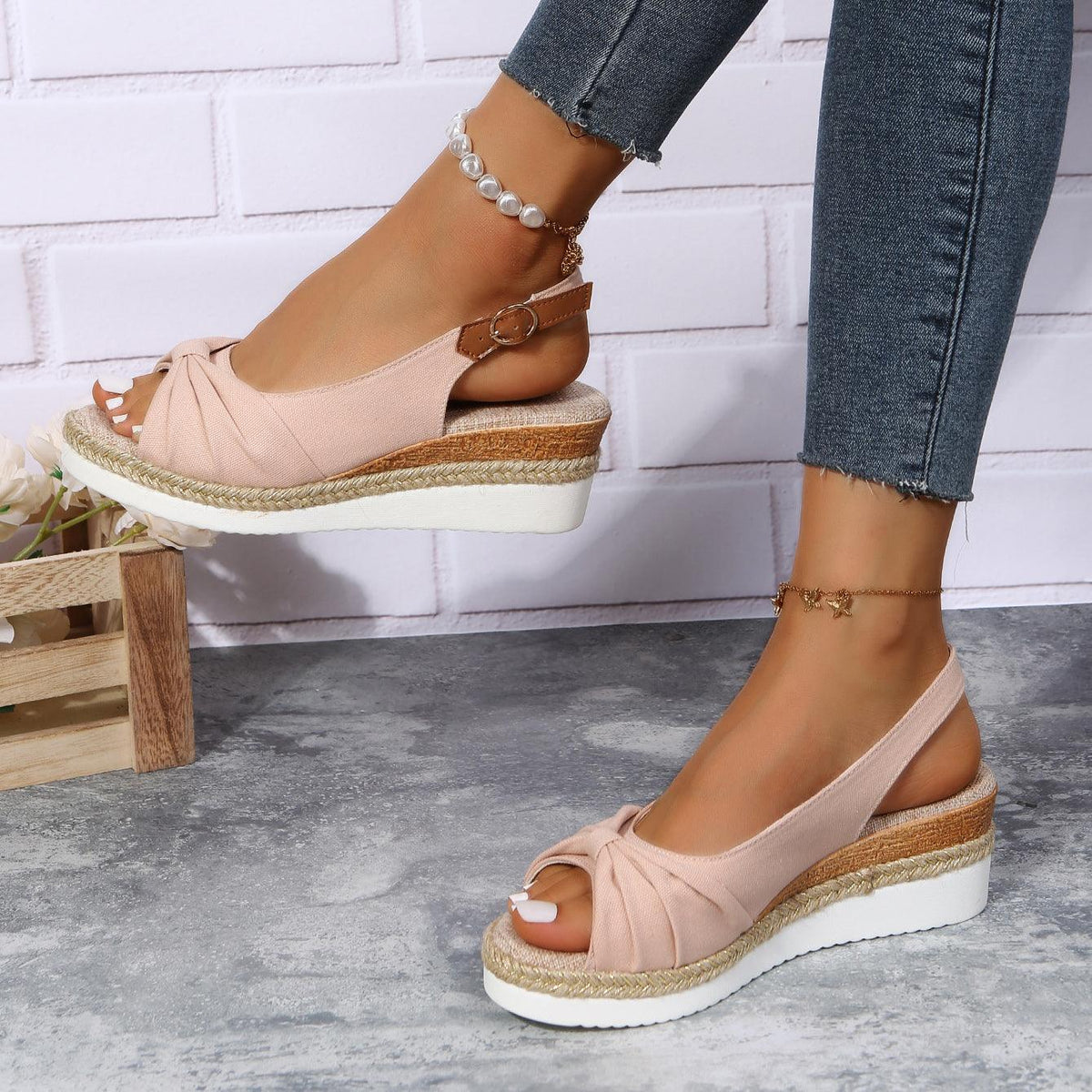 Dames sleehak sandalen