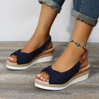 Dames sleehak sandalen