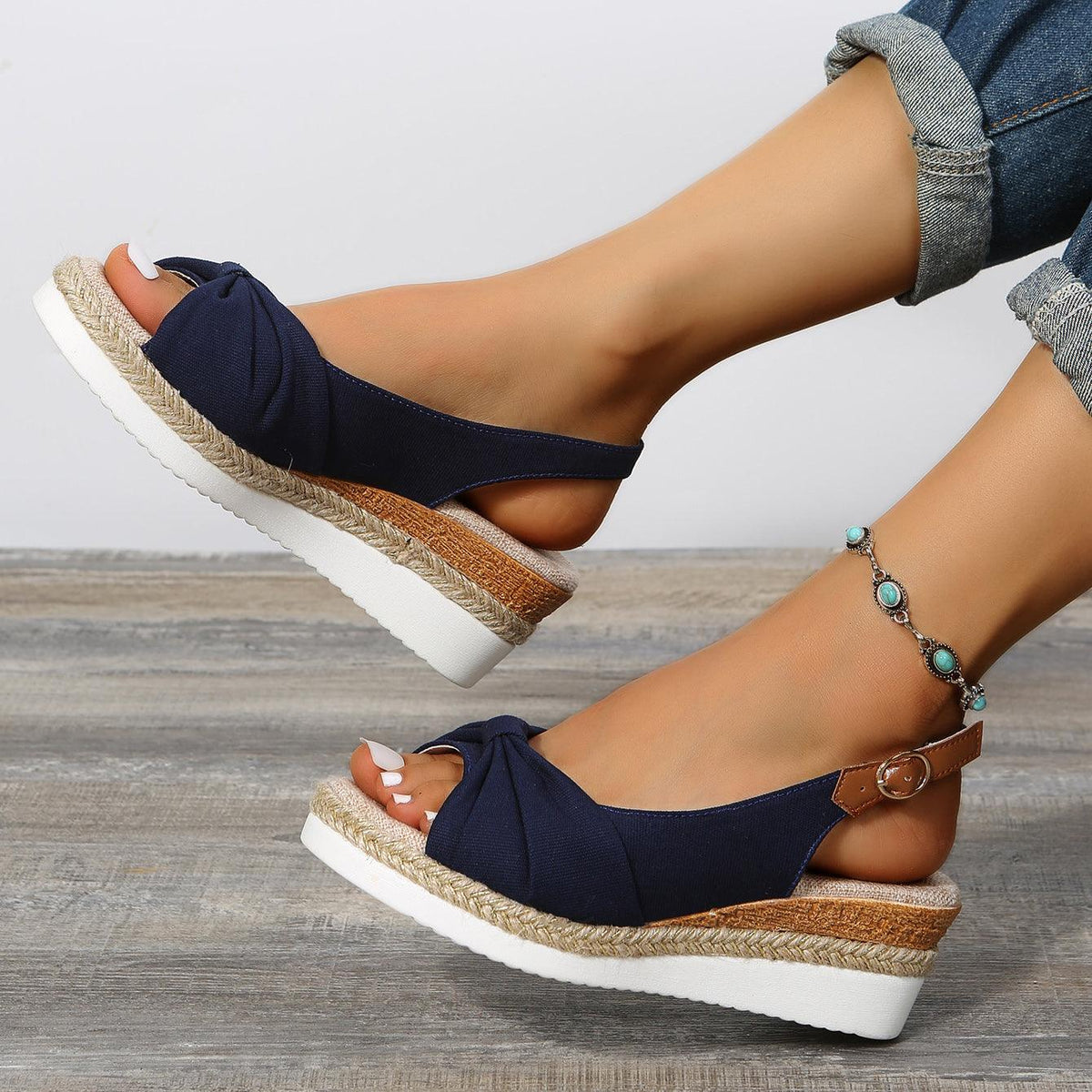 Dames sleehak sandalen — afbeelding 60