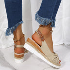 Dames sleehak sandalen