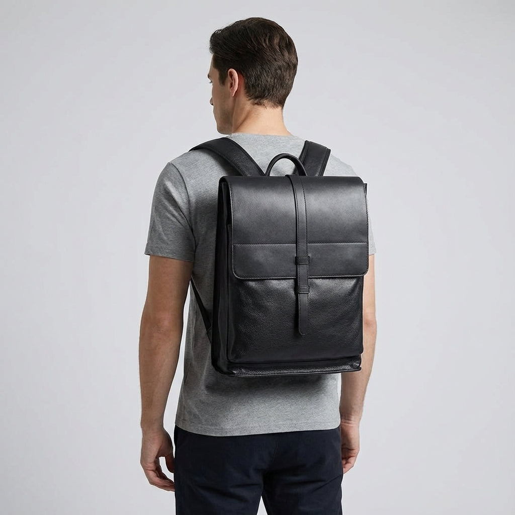 Leren laptoprugzak – Liva